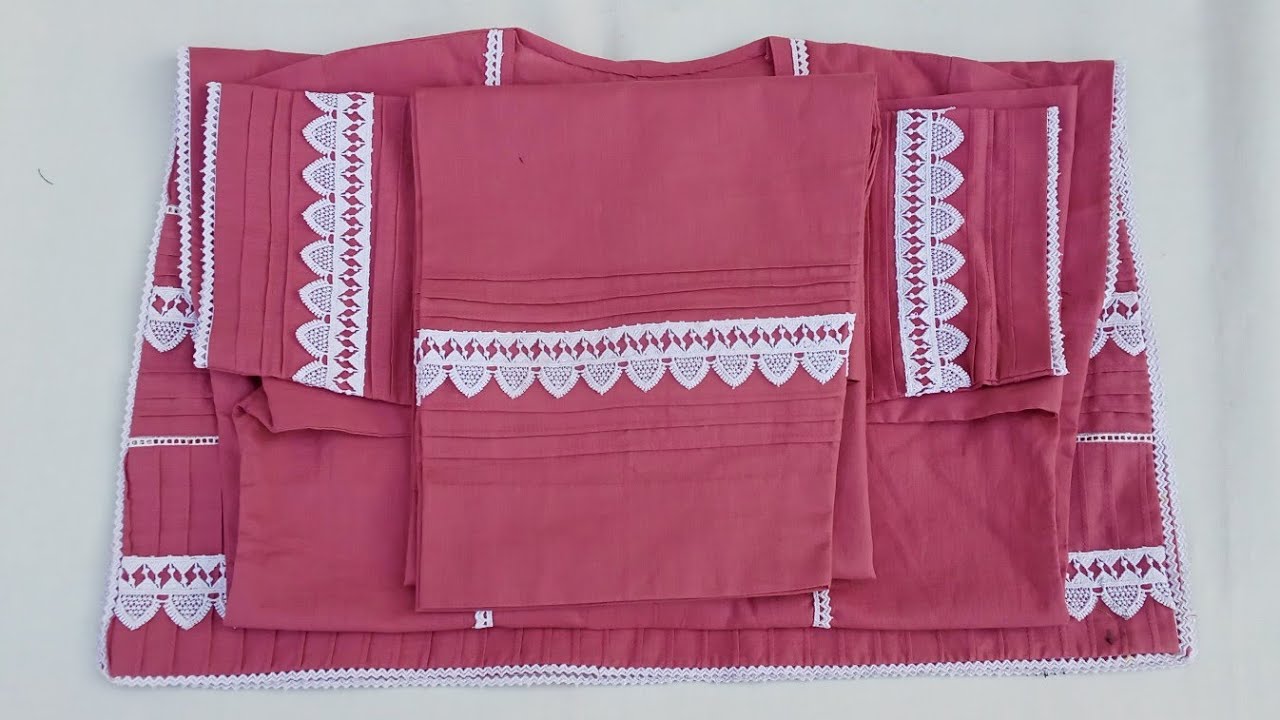 How To Design Eid Dress Decent and Elegant / Dress Design 2024 /  @UzaibDressDesign