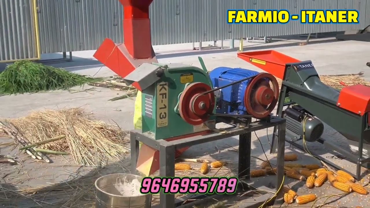 किसानों के लिए लगभग सभी प्रकार की मशीनें एक ही कारखाने में|#chaffcutter, #kutti machine# 9855473789