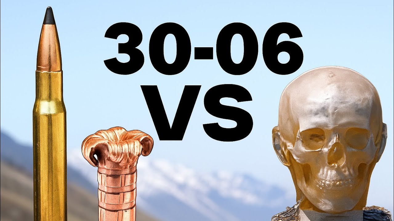 30-06 vs. Ballistic Gel Head 