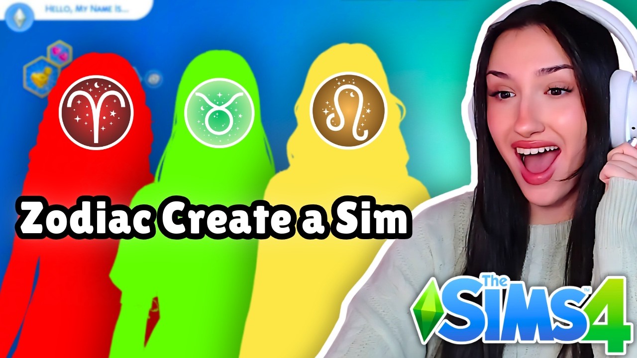 создание персонажей по мотивам знаков зодиака в The Sims 4