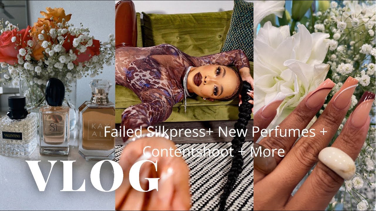 VLOG: FAILED Silkpress+ New PERFUMES+ Contentshoot+ Lots of COOKING and RANTS+ MORE
