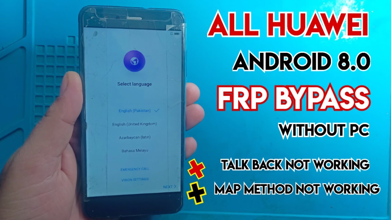 All Huawei Android 8 Frp unlock Without pc | Huawei Android 7.0 google account bypass | p10 lite frp