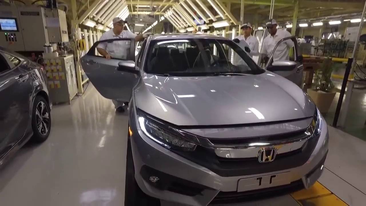 Novo Honda Civic 2017 - Linha de montagem AutoAventura.com.br