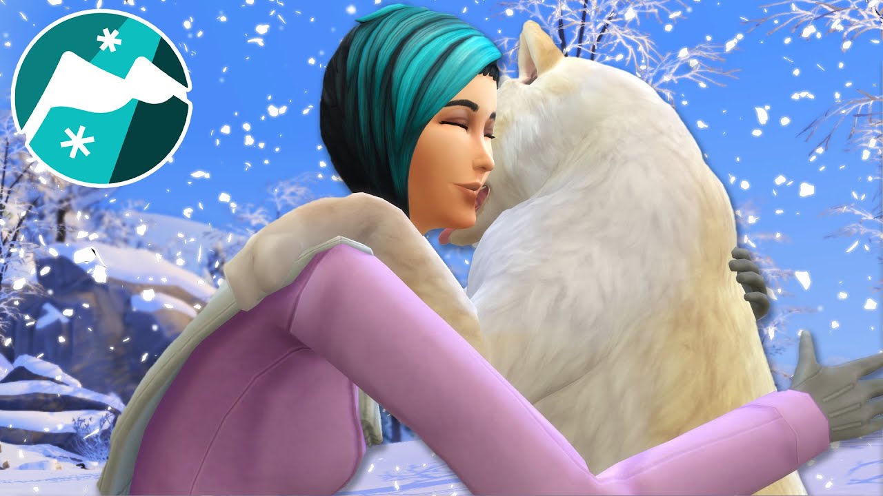 Showing Off SLED DOGS on the Ski Slopes!! 🐕🗻 Sims 4: Snowy Sled Dogs • #2