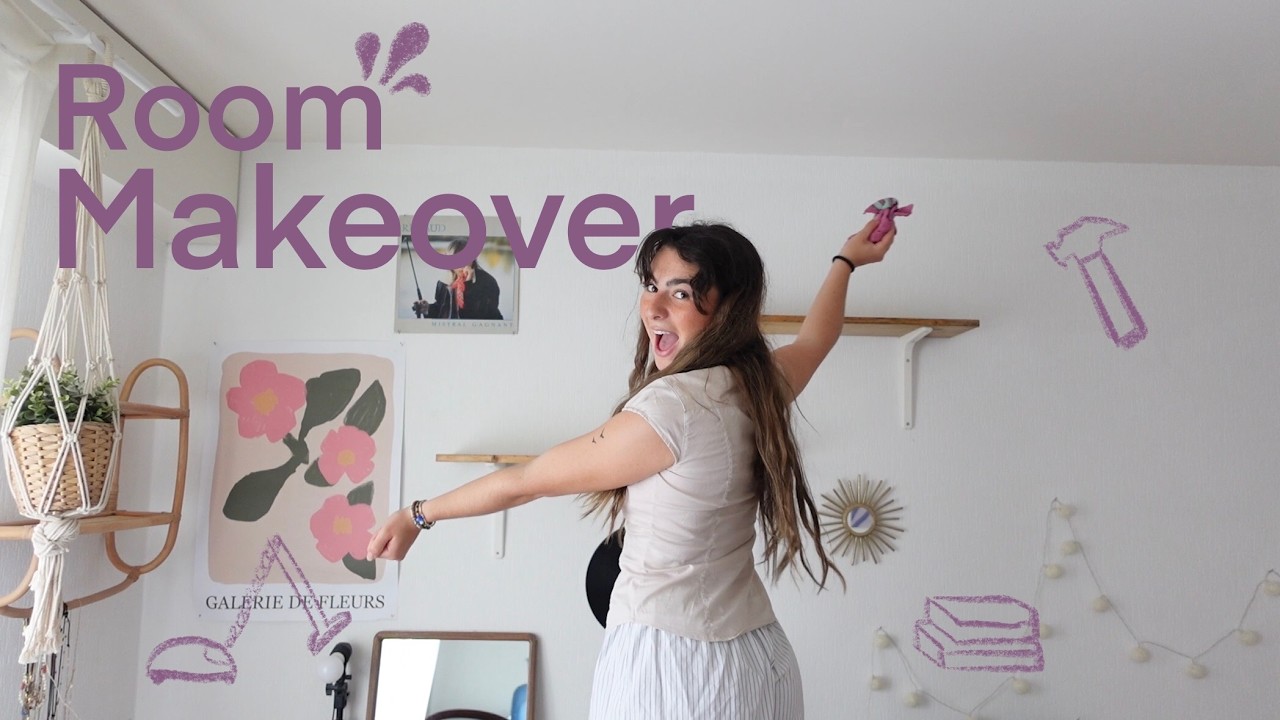 je change ma chambre (encore...) - room makeover épisode 1
