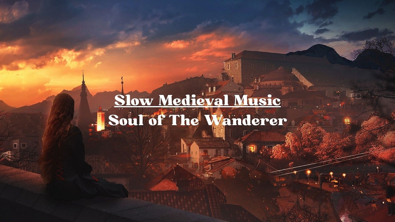 Slow Medieval Music - Peaceful Misty Flute | BGM for Sleep, Study and Work