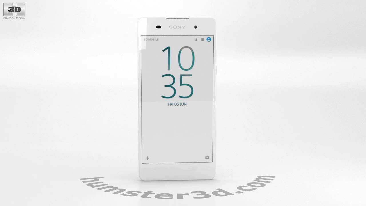 Sony Xperia E5 White 3D model by 3DModels.org