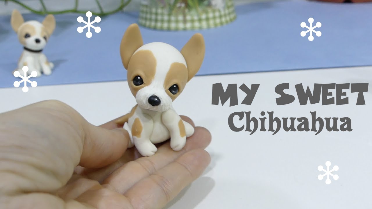 Chihuahua pup clay modeling tutorial | como modelar un perrito chihuahua