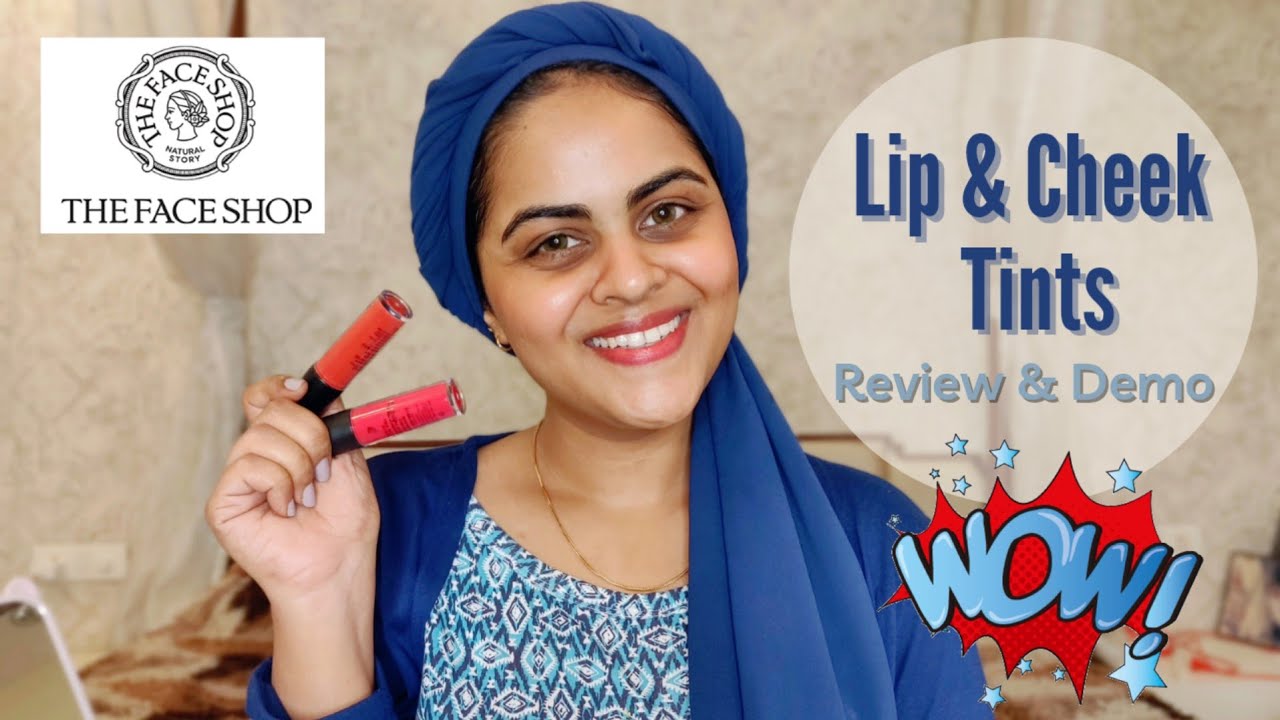 The Face Shop Lip & Cheek Tints | Pink Mate and Rose Pink | Best Lip Tints in India?