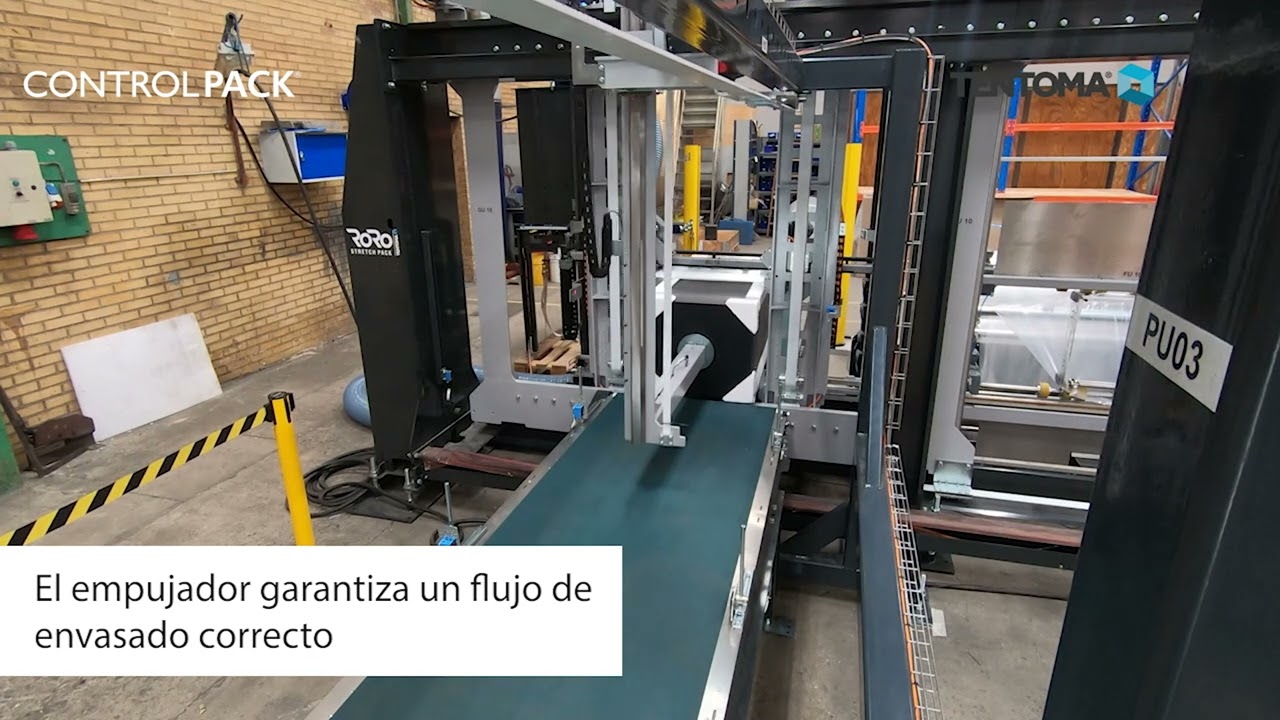 Tecnología Stretch Hood horizontal | Línea automática para el embalaje y protección