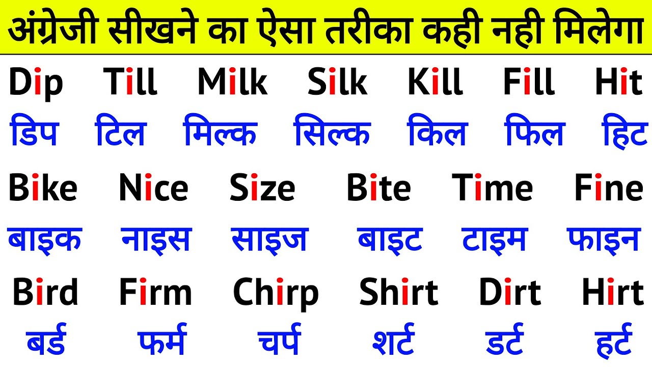 अंग्रेजी सीखने का बेहतरीन तरीका | Angreji Padhna Kaise Sikhe | How to read rnglish | Reading