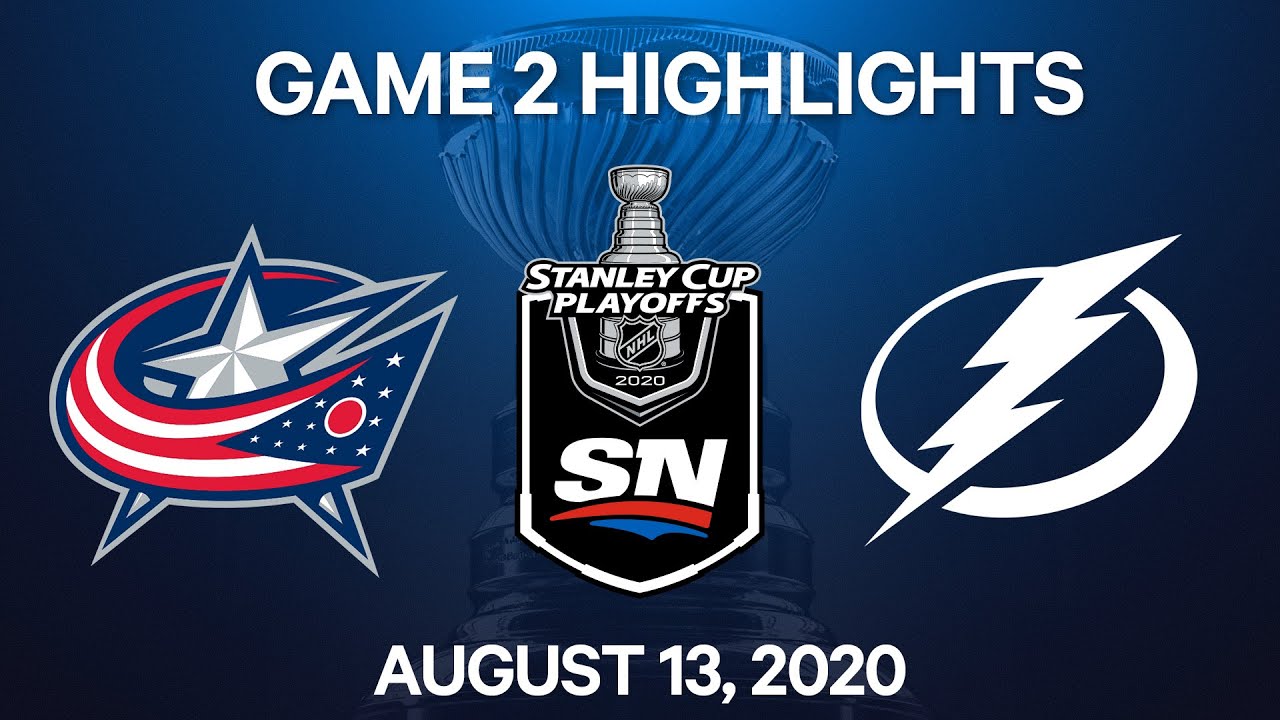 NHL Highlights | 1st Round, Game 2: Blue Jackets vs. Lightning – Aug. 13, 2020