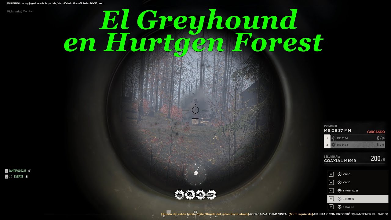 Hell Let Loose: El Greyhound en Hurtgen Forest