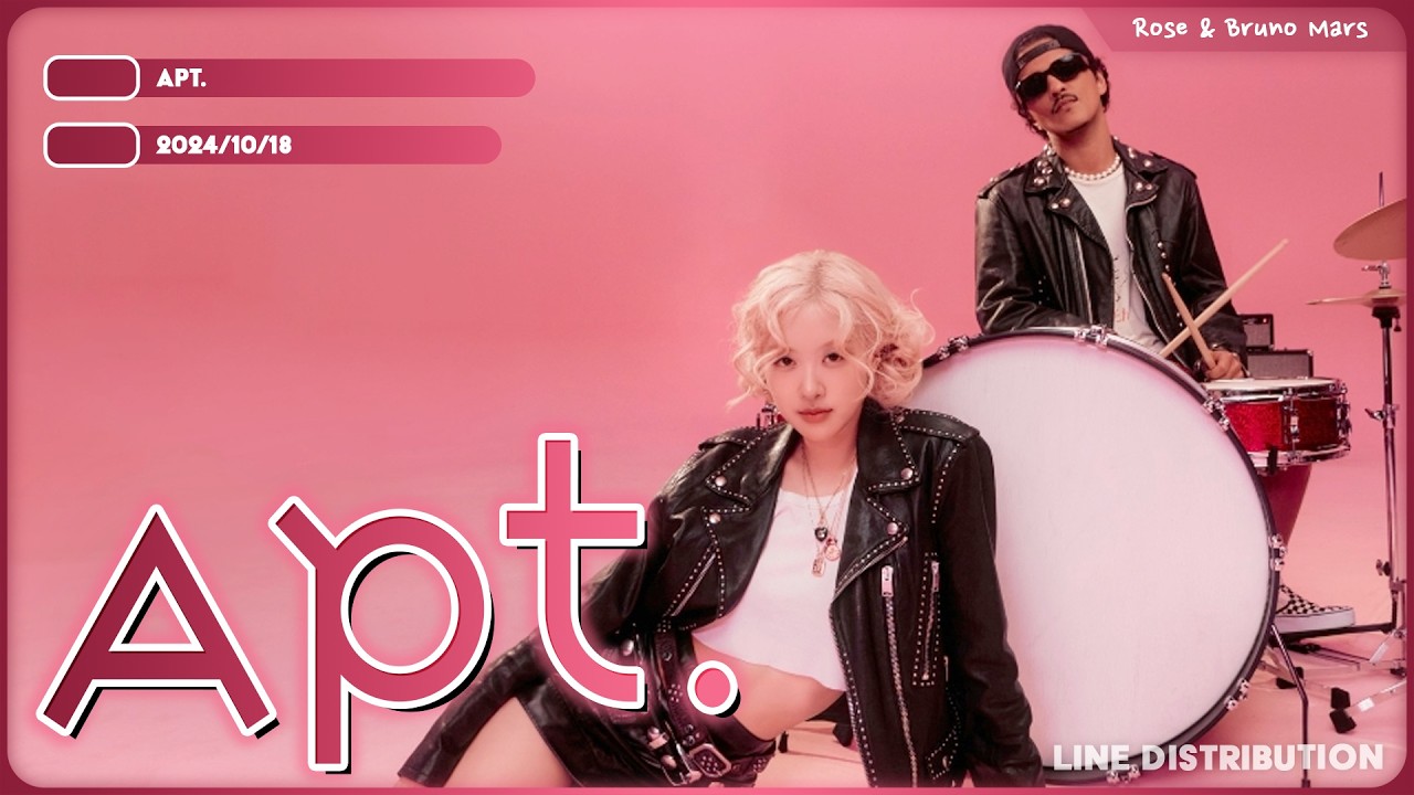 Rosé / 로제 & Bruno Mars - 'APT.' - Line Distribution