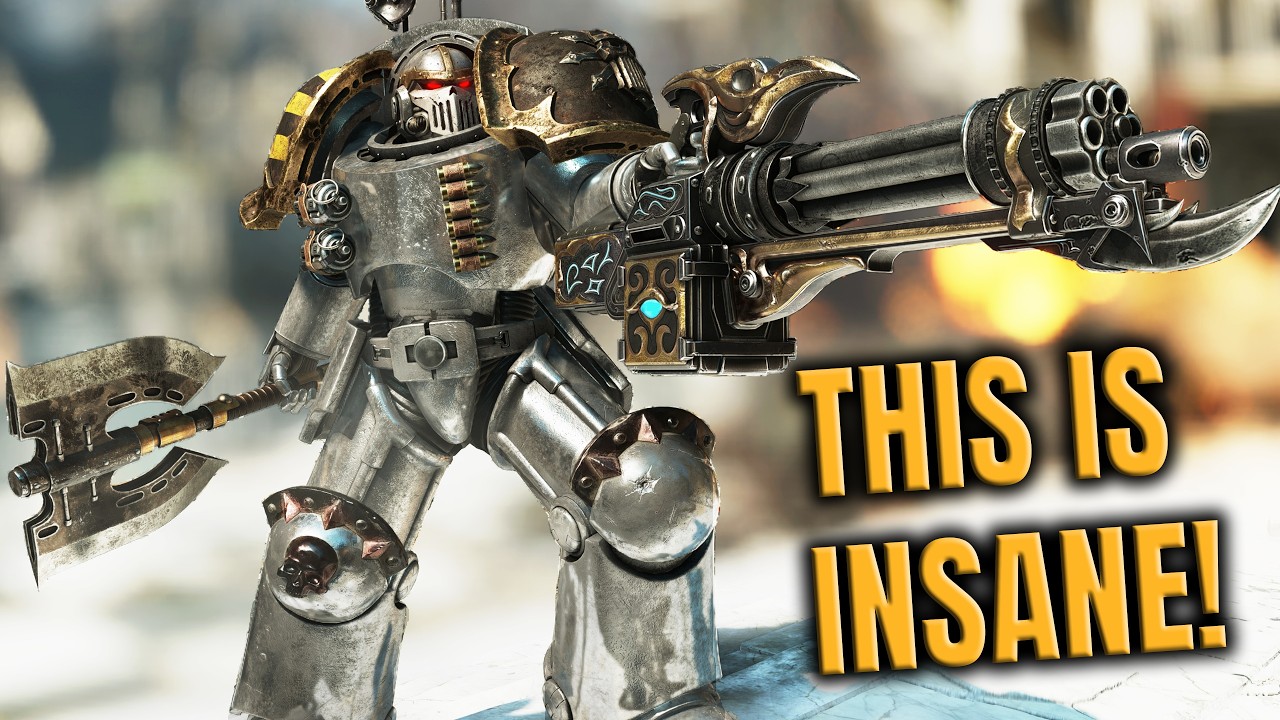 TERMINATOR ASSAULT CANNON! Real IRON WARRIOR vs Tyranids - Warhammer 40k: Space Marine 2 + Mods (4K)