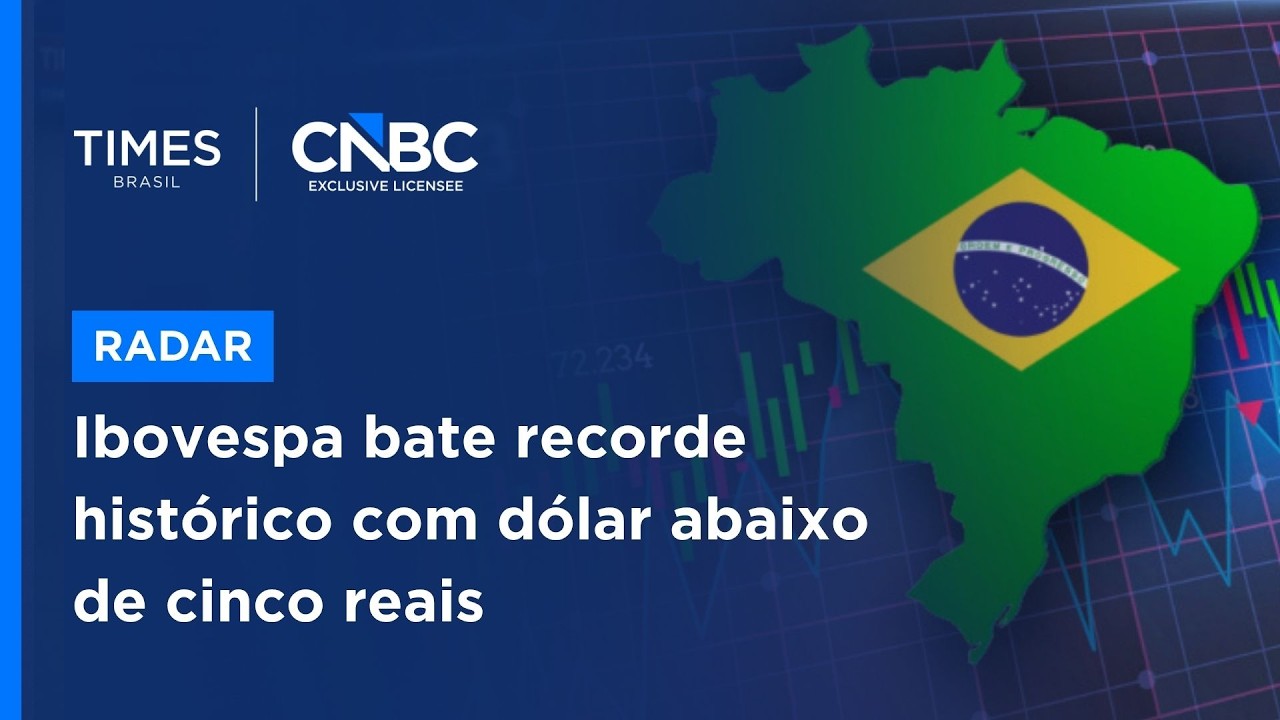 Ibovespa atinge 197 mil pontos e d&oacute;lar cai abaixo de R$ 5 ap&oacute;s falas de Trump