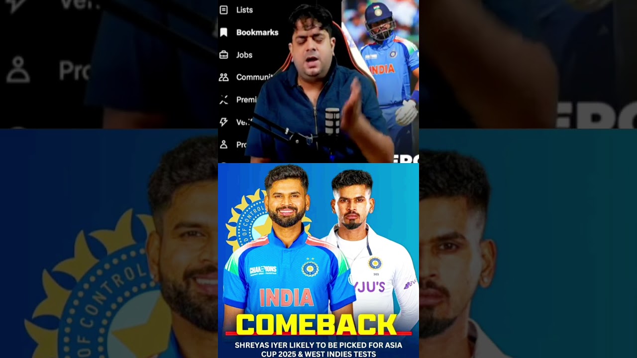 Shreyas iyer COMEBACK 🥳🔥☠️ #abcricinfo #shreyasiyer #cricket
