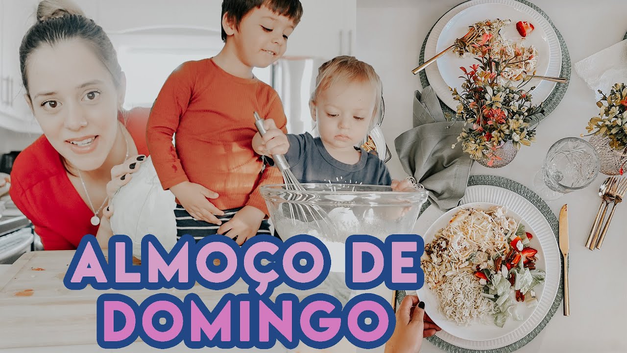 Cozinhe Comigo: Almoço de domingo completo com mesa posta! Fricassê, o melhor pudim do mundo e +!