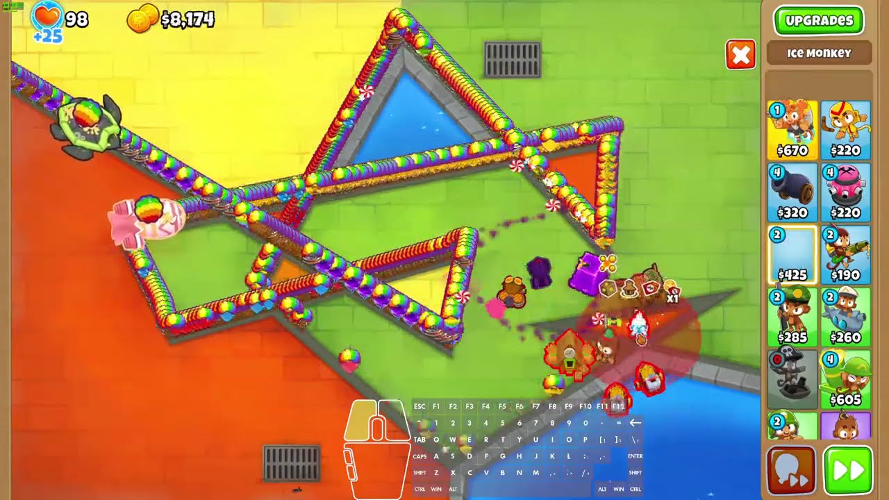 BTD6 Race, Ceramic Flood , SuperMines, Top 1%