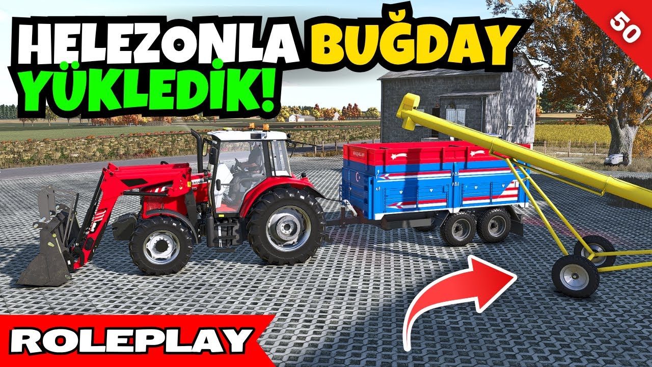 Helezonla Buğday Yükledik! | Çift Sürüm Başladı | FS25 Roleplay