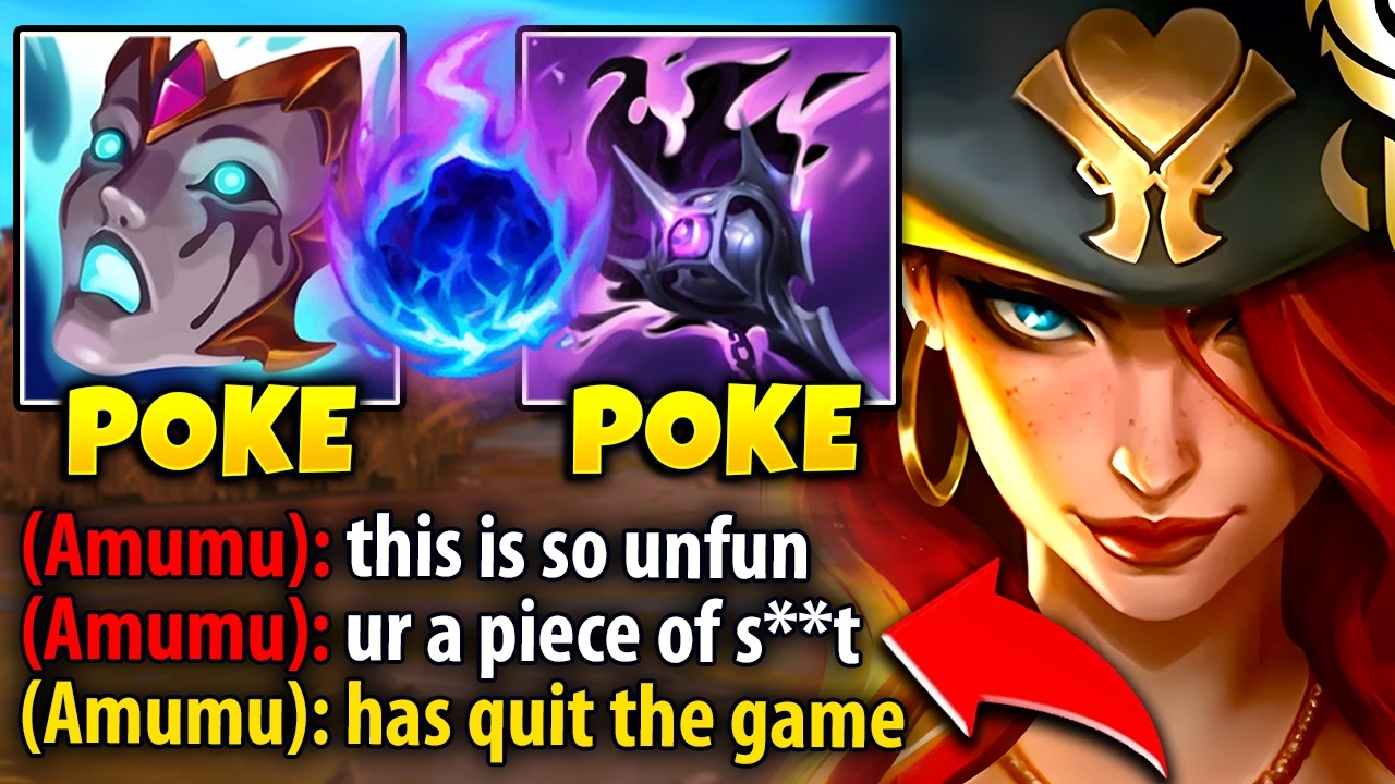 I made this Amumu rage quit with my AP Miss Fortune tech... (THIS BUILD IS EVIL)