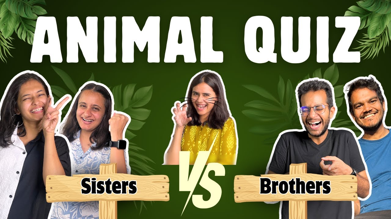Boys Vs Girls playing an ANIMAL QUIZ 😸 (with a FUN challenge!) | Quizingo Game