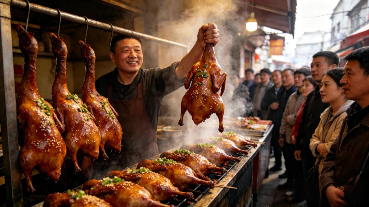 河南大哥独特工艺做炕鹅，一天收入26万，豪言三年上市企业！【好食勇哥】