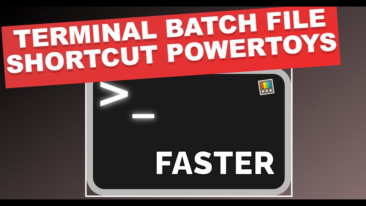 Automate Windows Terminal Launch with PowerToys Keyboard Manager  and batch || Tutorial