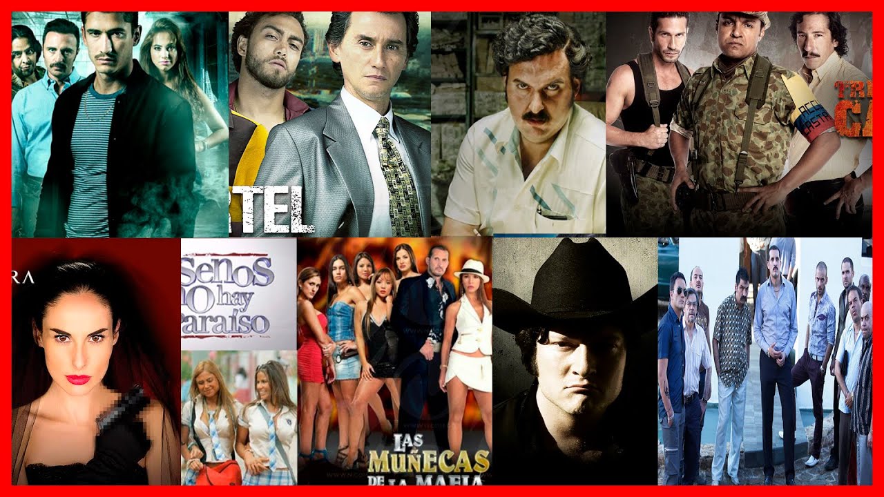Top NarcoNovelas colombianas con mas Rating