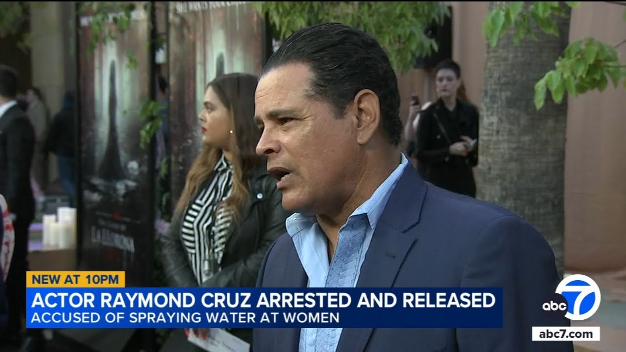 Actor Raymond Cruz arrested after allegedly spraying water at women outside his home