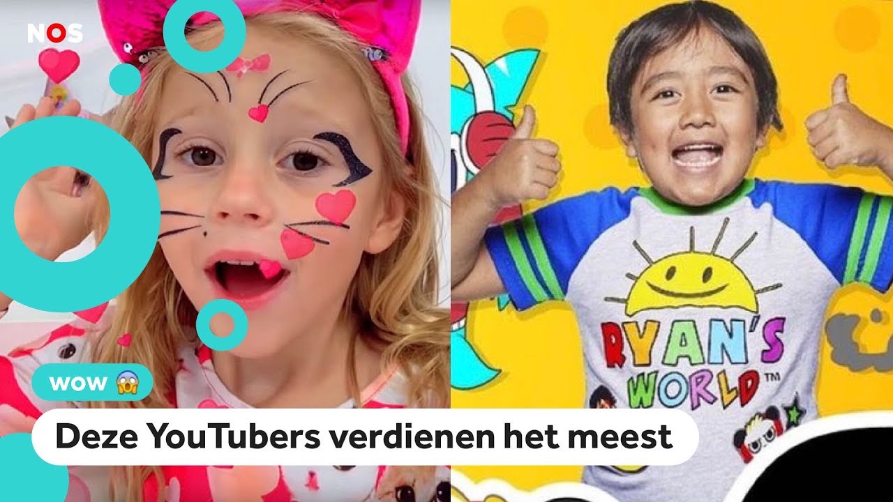 Anastasia (5) en Ryan (8) zijn multimiljonair door YouTube