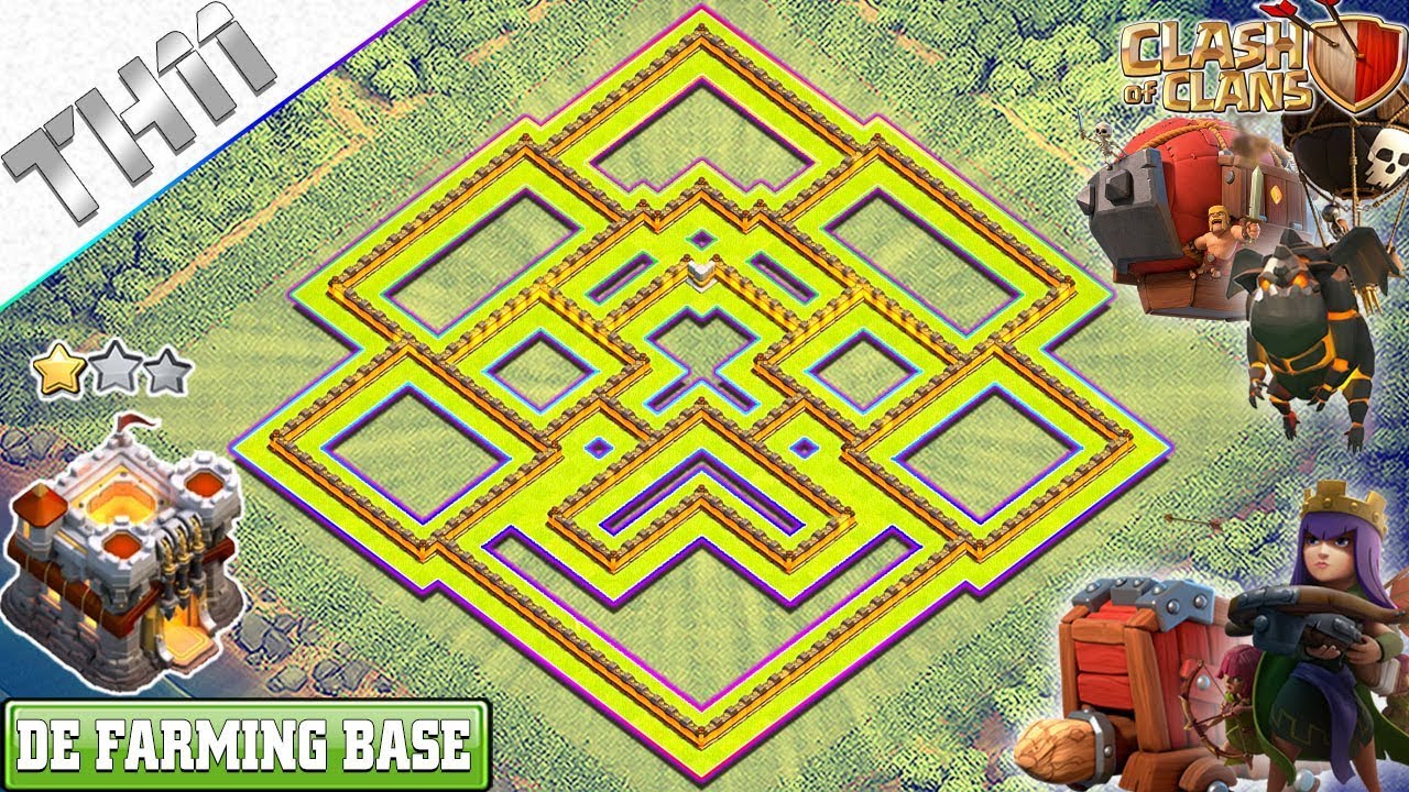 New Clash of Clans TH11 Base 2018 | Town Hall 11 Dark Elixir Farming Base