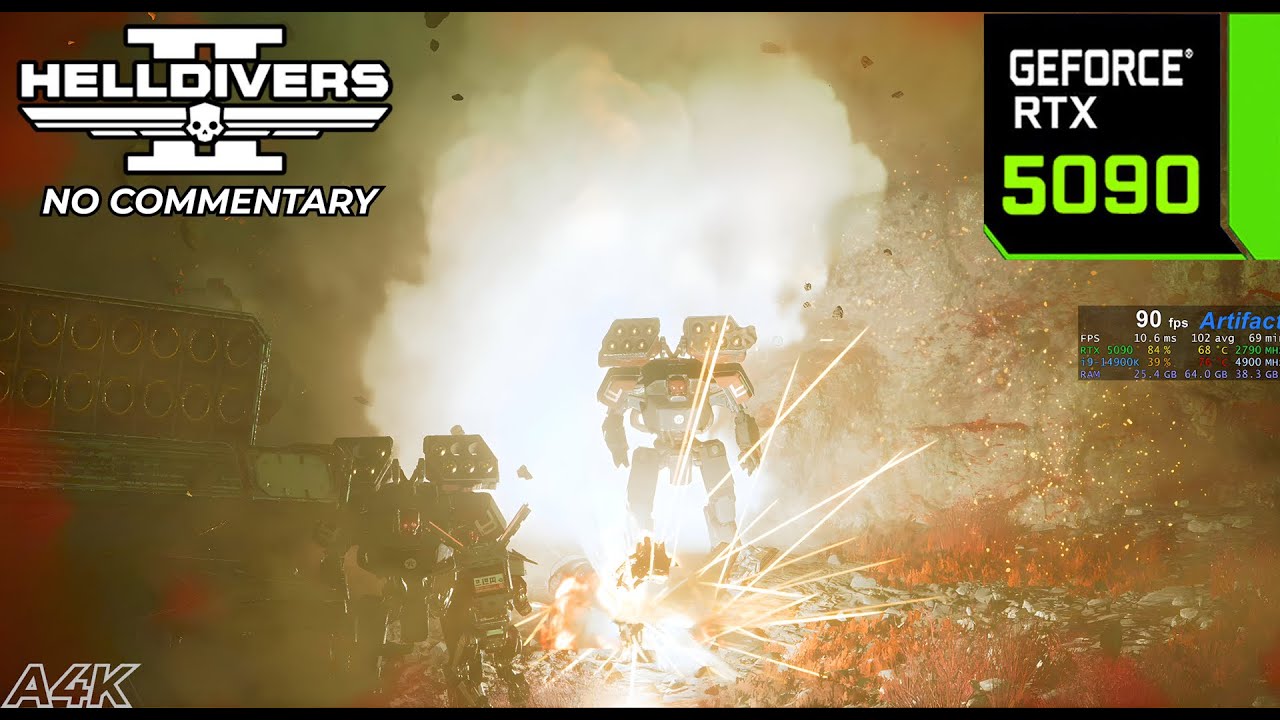 Major Order Hold YED PRIOR | Helldivers 2 | RTX 5090 4K Max Settings
