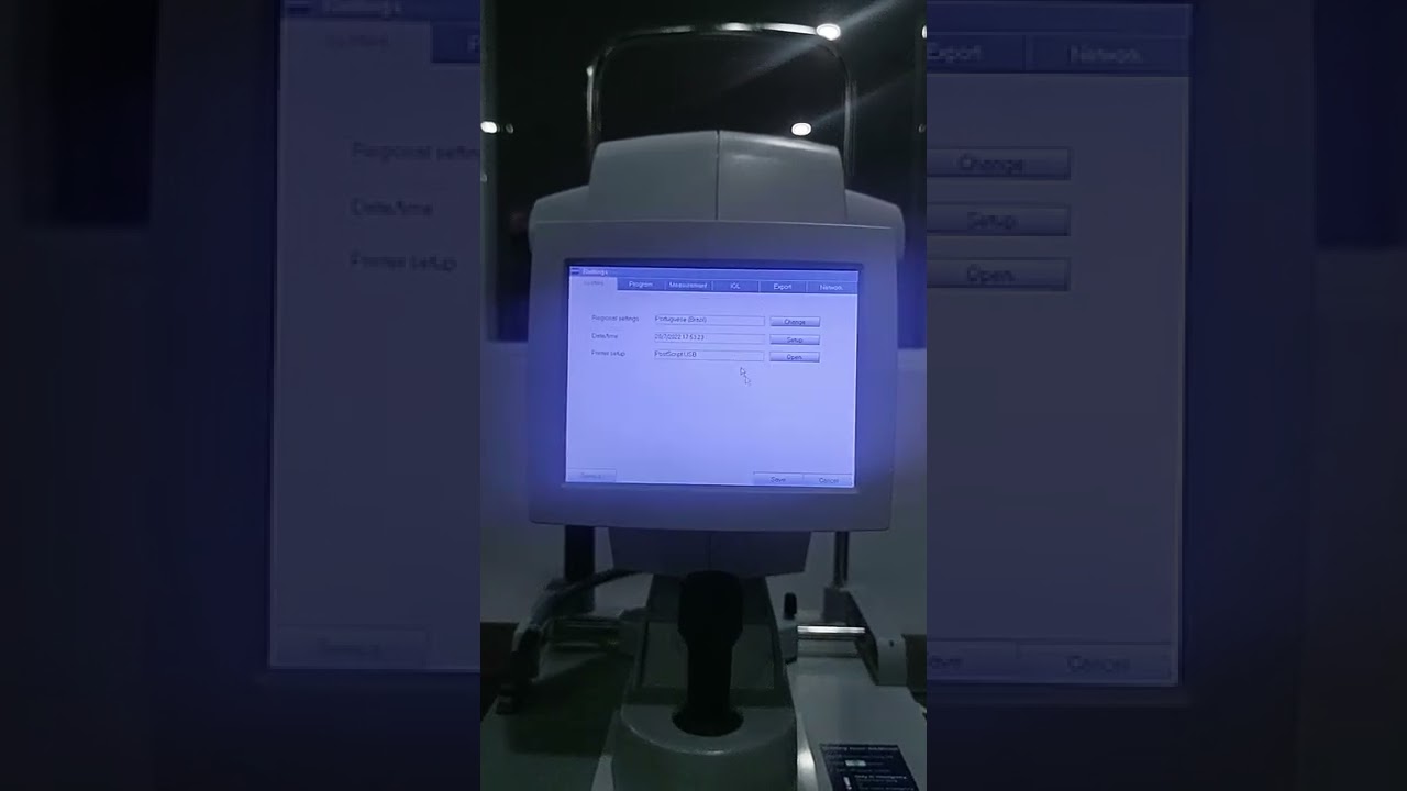 Biometro Zeiss IOL Master 500 - Primeiro contato com equipamento