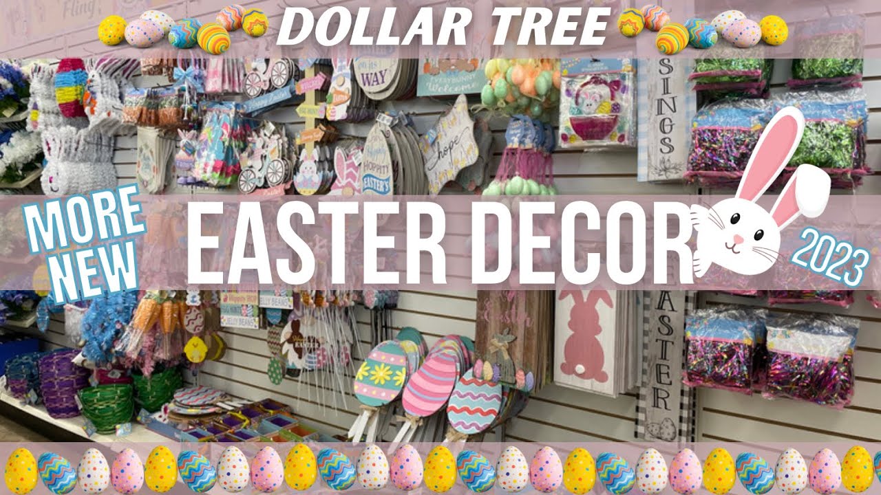 NEW Easter Items at Dollar Tree || Decor || Crafts || Toys || Candy || Baskets & MORE #easter #decor