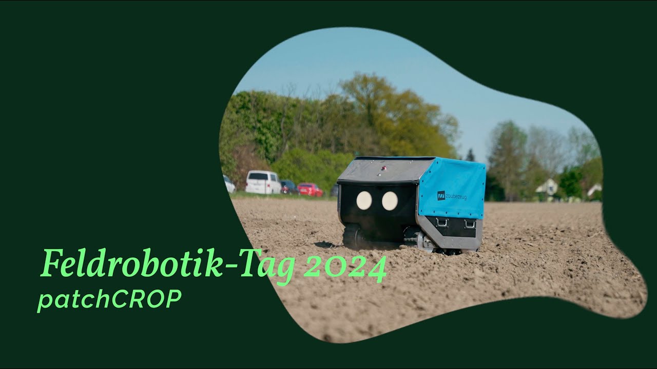 Feldrobotik-Tag 2024 am ZALF-Landschaftslabor patchCROP