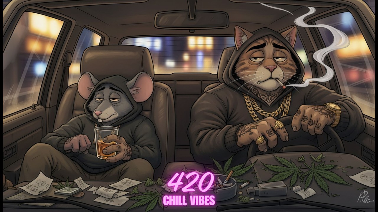 Purple Haze 420 Night Drive Playlist | West Coast Stoner Rap & Bluesy Chill Hip-Hop