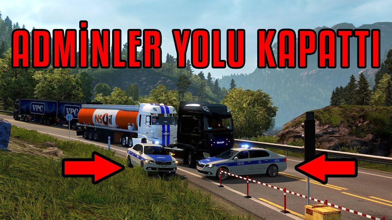ADMİNLER  YOLU KAPATTI?? | Adminlik #145 | ETS2MP