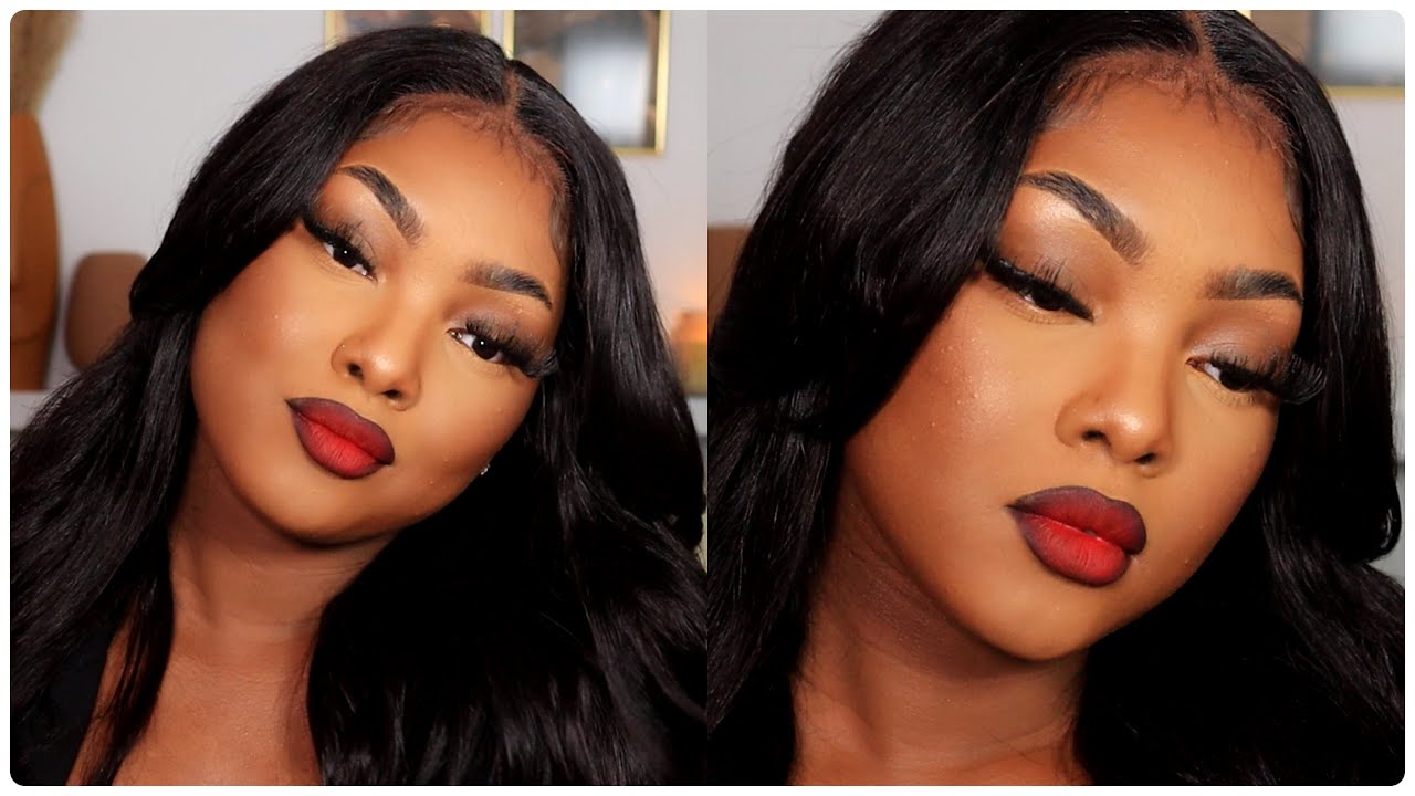 GRWM Bouncy Curl + Ombre Red lips pour la St Valentin ❤️