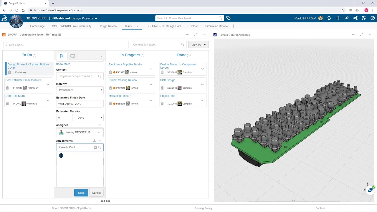 ENOVIAWorks - Cloud Based Data Management for SOLIDWORKS Users