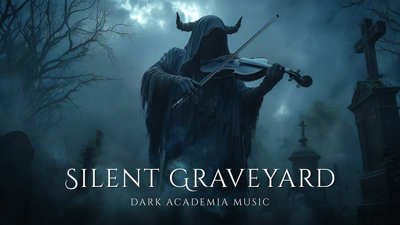 Silent Graveyard | Dark, Haunting Gothic Violin Echoes Drifting Through a Forgotten, Moonlit Realm