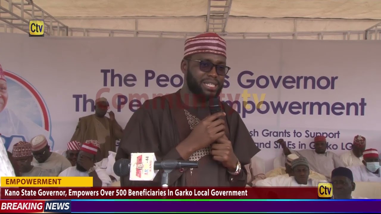 EMPOWERMENT: Kano State Governor, Empowers Over 500 Beneficiaries In Garko Local Government......