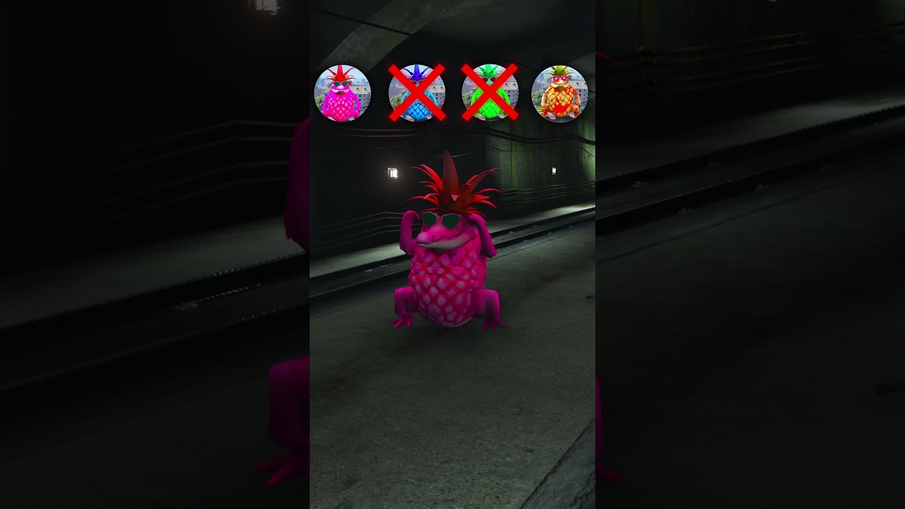 AMBULANCE CHALLENGE RAINBOW BRAINROT PINEAPPLE CROCODILE in GTA 5 #gta5