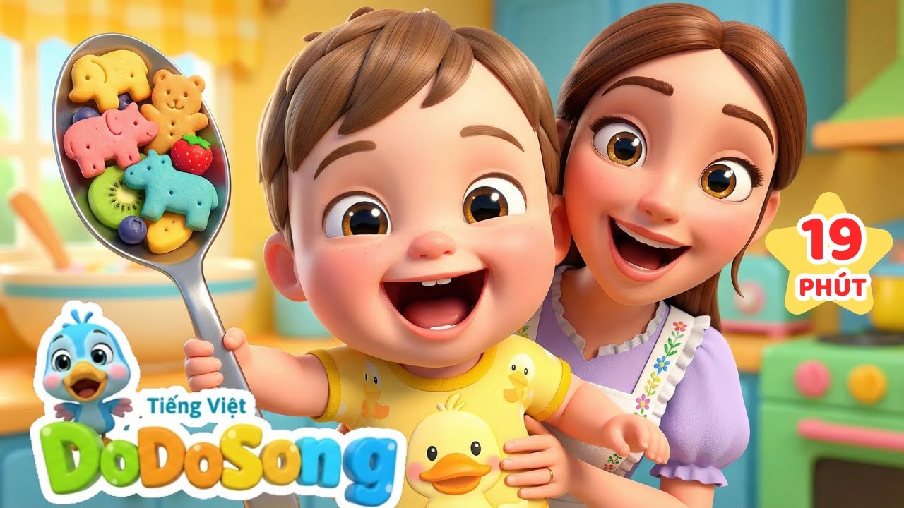Nhạc Thói Quen & Sinh Hoạt Gia Đình Cho Bé | Giờ Tắm & Ở Nhà Cùng Ba Mẹ | Dodosong Tiếng Việt