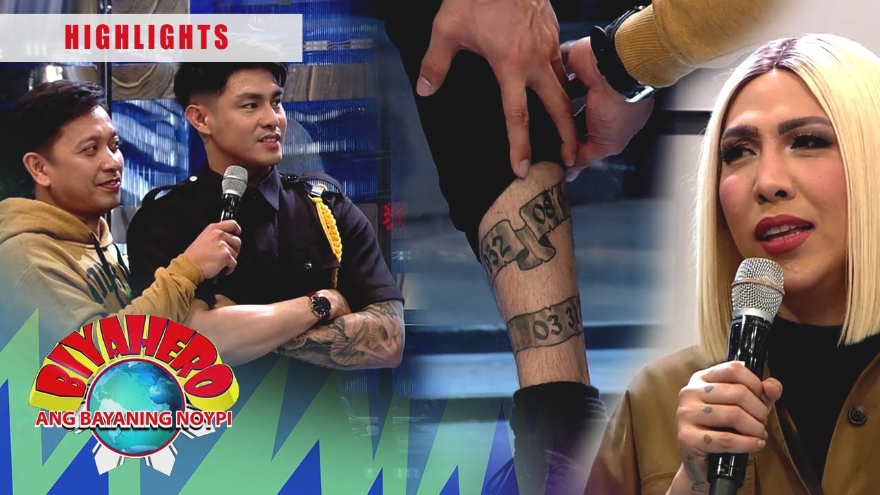 Ion shows his tattoo of Vice's birthday | It's Showtime BiyaHERO