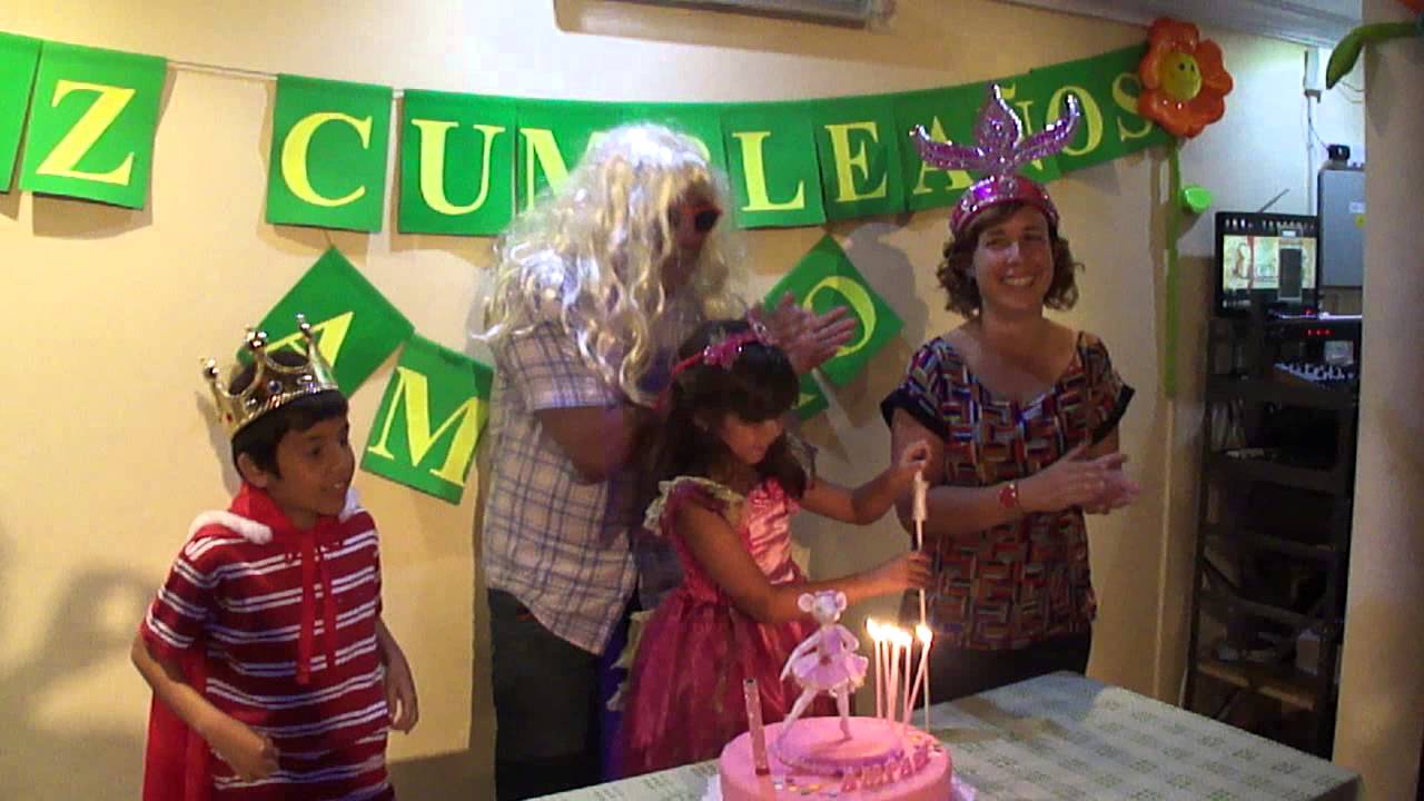 Salón Evaristo´s; Cumple 6 de Amparo: Ceremonia de La torta