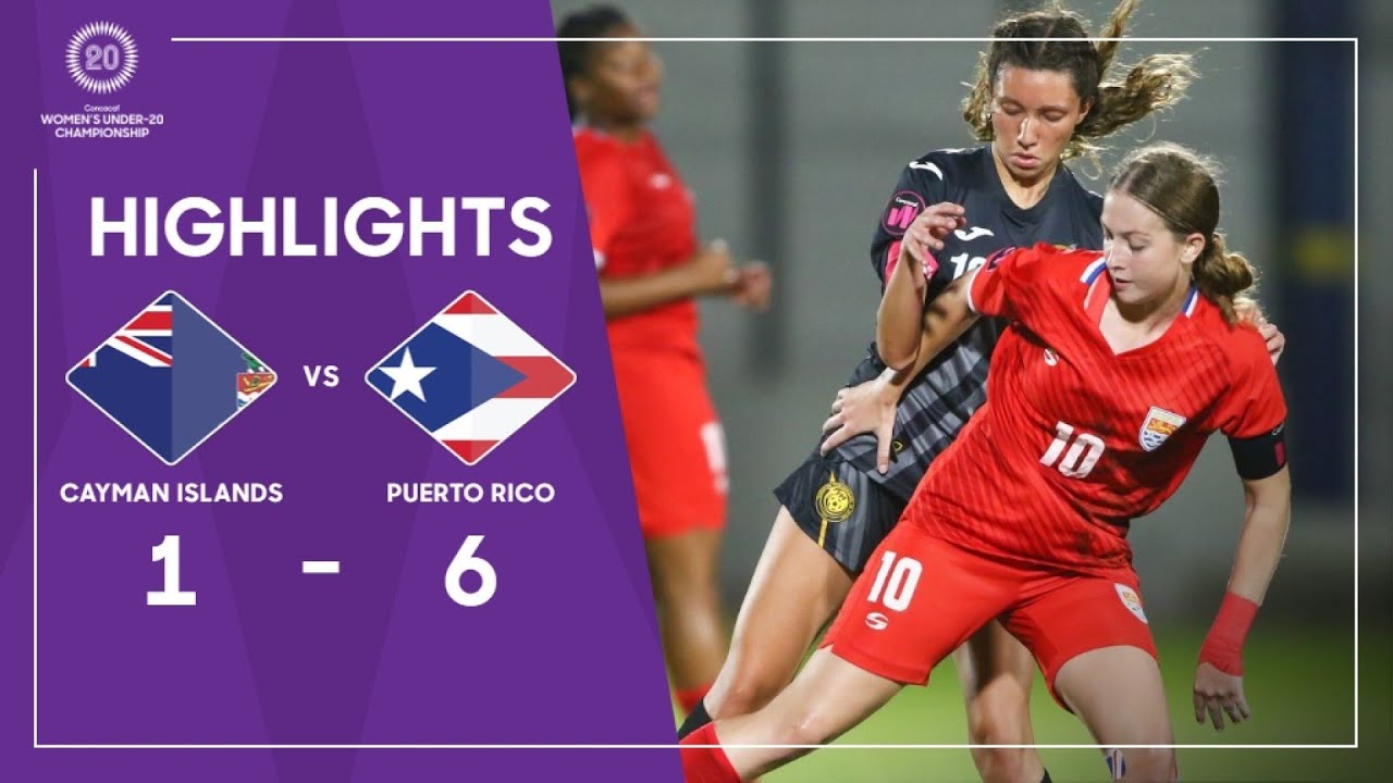 Concacaf Womens Under-20 Championship 2023 Highlights | Cayman Islands vs Puerto Rico