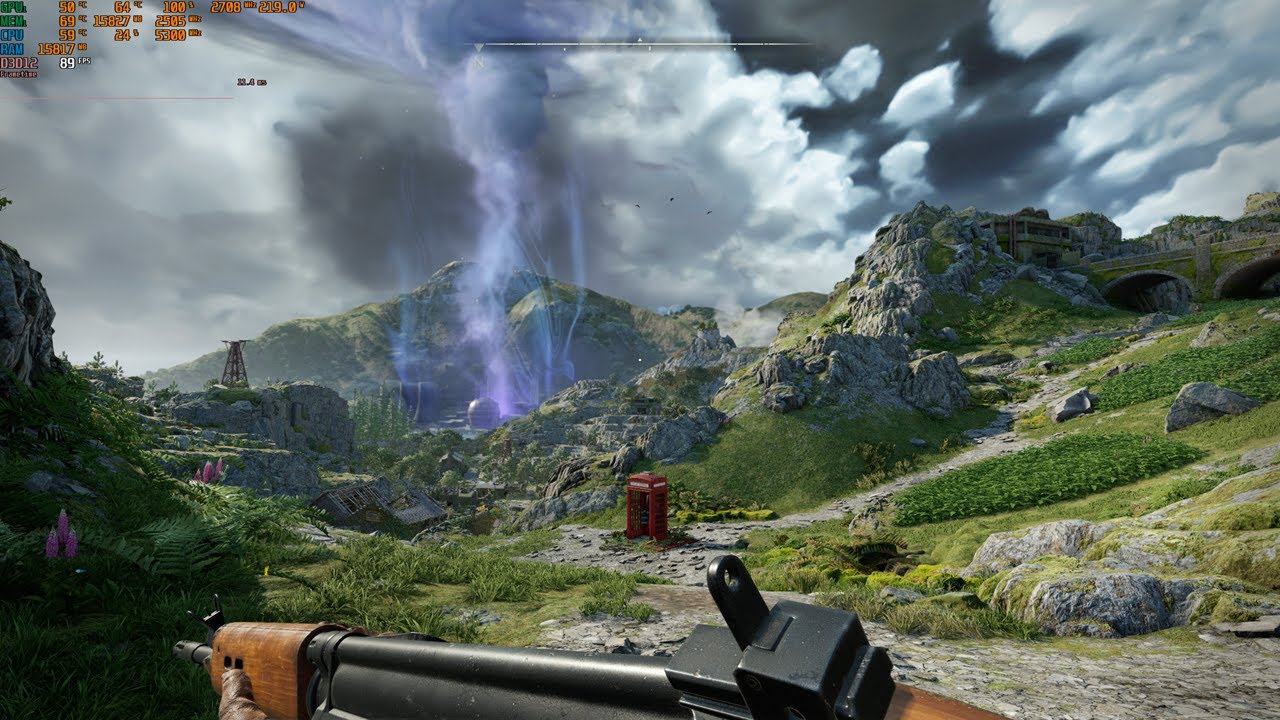 Atomfall - 1440p - Ultra settings - RX 9070
