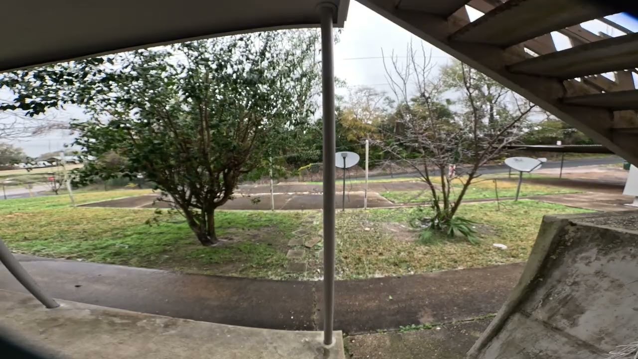 Light Snow Falling Outside🌨️| Relaxing Winter Scene