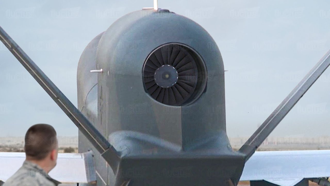 US Air Force Massive $200 Million Spy Drone in Action